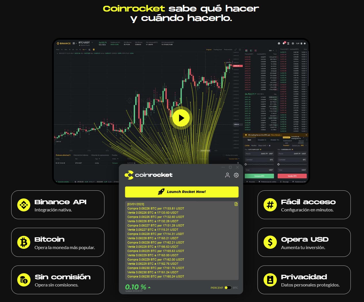 Coin Rocket / Trading AlgorÃtmico - Coin Rocket